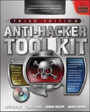 Cover of: Anti-Hacker Tool Kit, Third Edition | Mike Shema