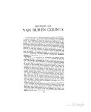Cover of: A History of Van Buren County, Michigan: A Narrative Account of Its Historical Progress, Its ...