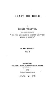 Cover of: Heart or head