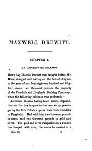 Cover of: Maxwell Drewitt, by F.G. Trafford | Charlotte Riddell