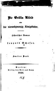 Cover of: Der Gräfin Ulfeld: Oder die vierundzwanzig Königskinder; historischer Roman