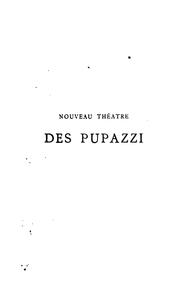 Cover of: Nouveau théâtre des pupazzi: texte et dessins naïfs