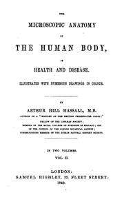 Cover of: The microscopic anatomy of the human body, in health and disease ..
