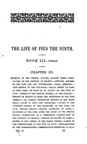The story of the life of Pius the Ninth by Thomas Adolphus Trollope
