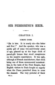 Cover of: Sir Peregrine's heir