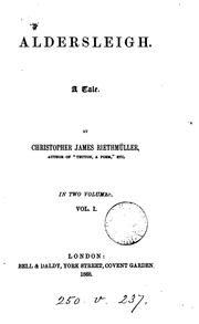 Cover of: Aldersleigh