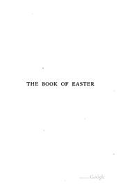 Cover of: The Book of Easter by William Croswell Doane