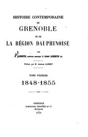 Cover of: Histoire contemporaine de Grenoble et de la région dauphinoise