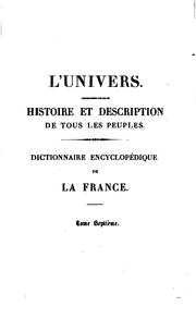 Cover of: France, dictionnaire encyclopédique by Philippe Le Bas, Philippe Le Bas