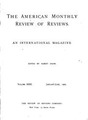 Cover of: The American Monthly Review of Reviews