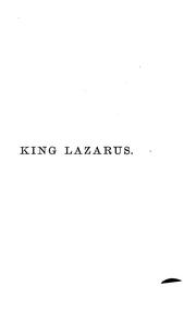 Cover of: King Lazarus, by Leith Derwent