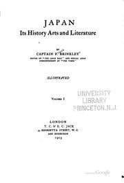 Cover of: Japan [and China]: Its History, Arts and Literature | Frank Brinkley