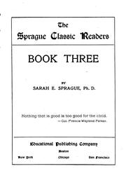 Cover of: The Sprague Classic Readers: Book 1-5