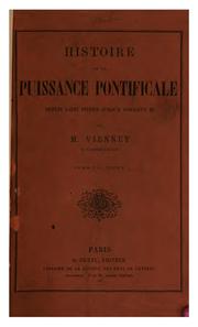 Cover of: Histoire de la puissance pontificale