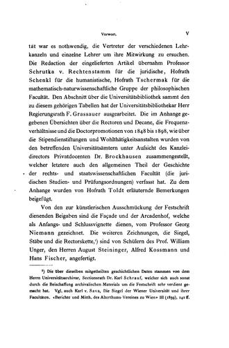 Geschichte der Wiener Universität von 1848 bis 1898.: Als Huldigungsfestschrift sum ... by Universität Wien Akademischer senat