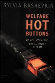 Cover of: Welfare Hot Buttons | Sylvia Bashevkin