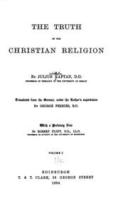 Cover of: The Truth of the Christian Religion
