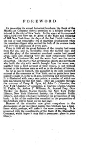 Cover of: Ships and Shipping of Old New York: A Brief Account of the Interesting Phases of the Commerce of ...