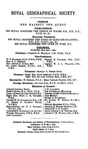 Cover of: The Geographical Journal