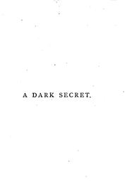 Cover of: A dark secret