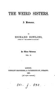 Cover of: The weird sisters by Richard Dowling