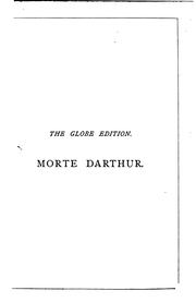Cover of: Morte D'Arthur by Thomas Malory