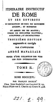 Cover of: Itinéraire instructif de Rome et ses environs, ou description de tous ses monumens et abrégé de ...