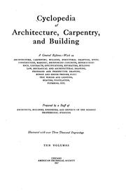 Cover of: Cyclopedia of Architecture, Carpentry, and Building