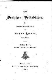 Cover of: Die deutschen Volksbücher für Jung und Alt wiedererzählt