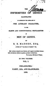 Cover of: The Infirmities of Genius