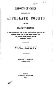 Cover of: Reports of Cases Decided in the Appellate Courts of the State of Illinois by Illinois. Appellate Court.