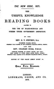 Cover of: The New code, 1871. The useful knowledge reading books, ed. by E.T. Stevens and C. Hole. 6 girls ...