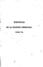 Cover of: Defensa de la religion christiana