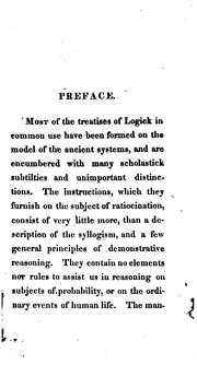 Elements of logick, or, A summary of the general principles and different modes of reasoning by Levi Hedge