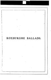 Cover of: A Book of Roxburghe Ballads by John Payne Collier