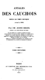 Cover of: Annales des Cauchois