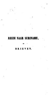 Cover of: Reizen in West-Indië, en Door Een Gedeelte Van Zuid- en Noord-Amerika;