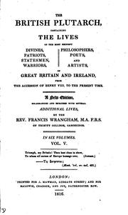 Cover of: The British Plutarch [by T. Mortimer]. by Thomas Mortimer, Thomas Mortimer