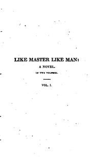 Like master like man by John Palmer Jr.