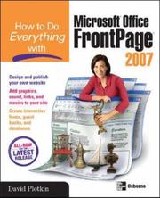 Cover of: How to Do Everything with Microsoft Office Outlook 2007 (How to Do Everything)