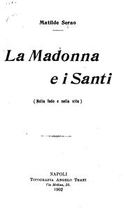 Cover of: La Madonna e i santi: (nella fede e nella vita)