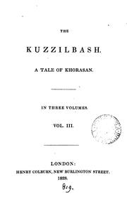 Cover of: The kuzzilbash [by J.B. Fraser].
