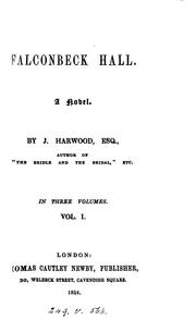 Cover of Falconbeck hall