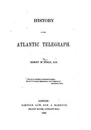 Cover of: History of the Atlantic Telegraph.