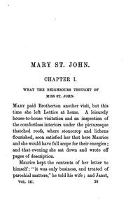 Cover of: Mary St. John: A Novel by Rosa Nouchette Carey
