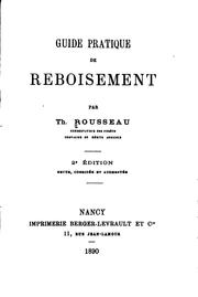 Guide pratique de reboisement by Th Rousseau