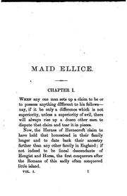 Cover of: Maid Ellice, by Theo Gift