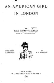 Cover of: An American Girl in London by Sara Jeannette Duncan