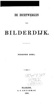 De dichtwerken by Willem Bilderdijk