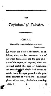 Cover of: The confessional of Valombre